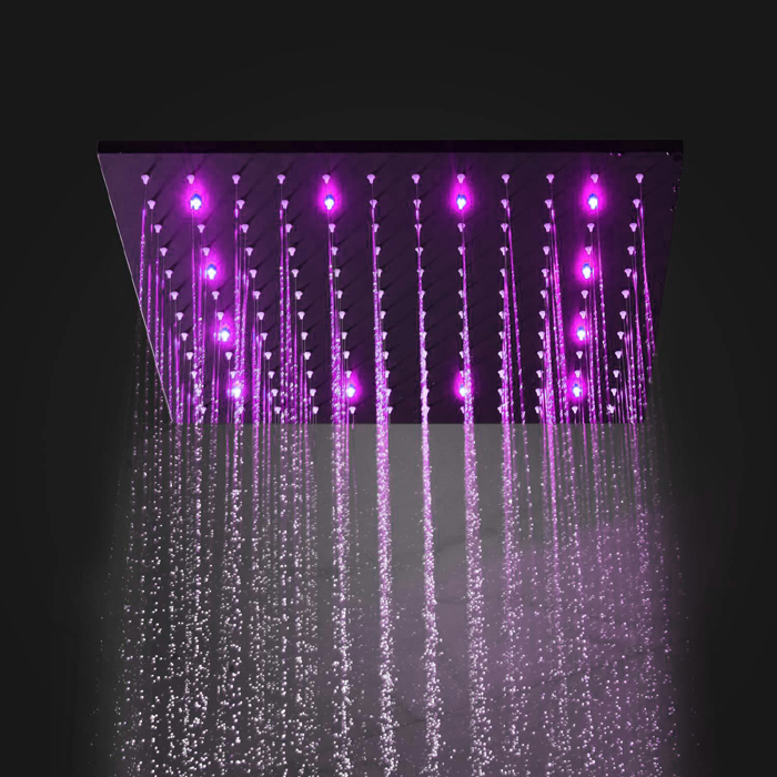 Brushed Nickel 3 Handle Shower Fixtures